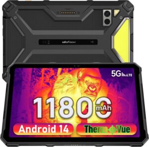 Ulefone Armor Pad 4 Ultra hőkamerás 5G strapabíró tablet, 16 GB + 256 GB/2 TB bővíthető Android 15, 10,36"-os 2K Corning kijelző, IP68/69K, 11800mAh (33W), 10 W-os dokkolós töltés, 50MP + 32MP, 1100LM LED fények