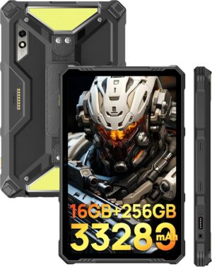 Ulefone Armor Pad 3 Pro strapabíró tablet 4G, 33280mAh (66W), 10.36" 2K kijelző, IP68/69K, 50MP + 32MP, dupla 1100LM LED világítás, 16GB + 256GB Android 13, uSmart bővítőcsatlakozó, HDMI port, NFC